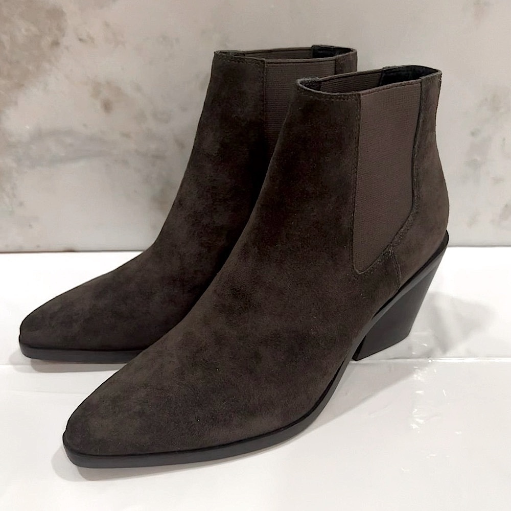 Rag & Bone - Razor Chelsea Bootie - Asphalt Suede - 6.5